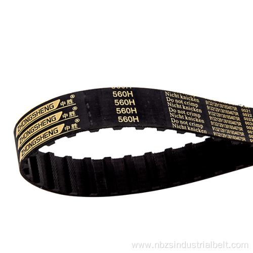 Trapezoidal tooth industrial rubber synchronous belt